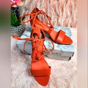 Calvin Klein Natania Lace-Up Sandals - Size 7M